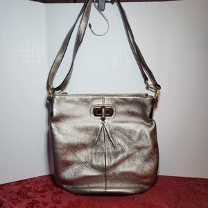 B Makowsky Leather Crossbody Bag Purse Handbag